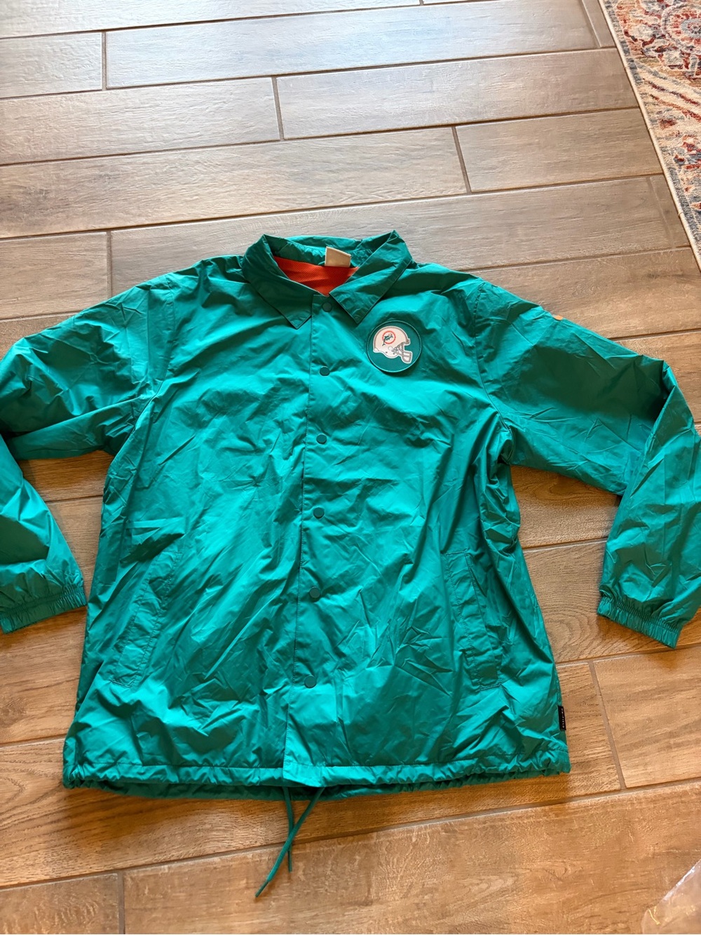 Nike Miami Dolphins NFL sideline jacket men’s XL
